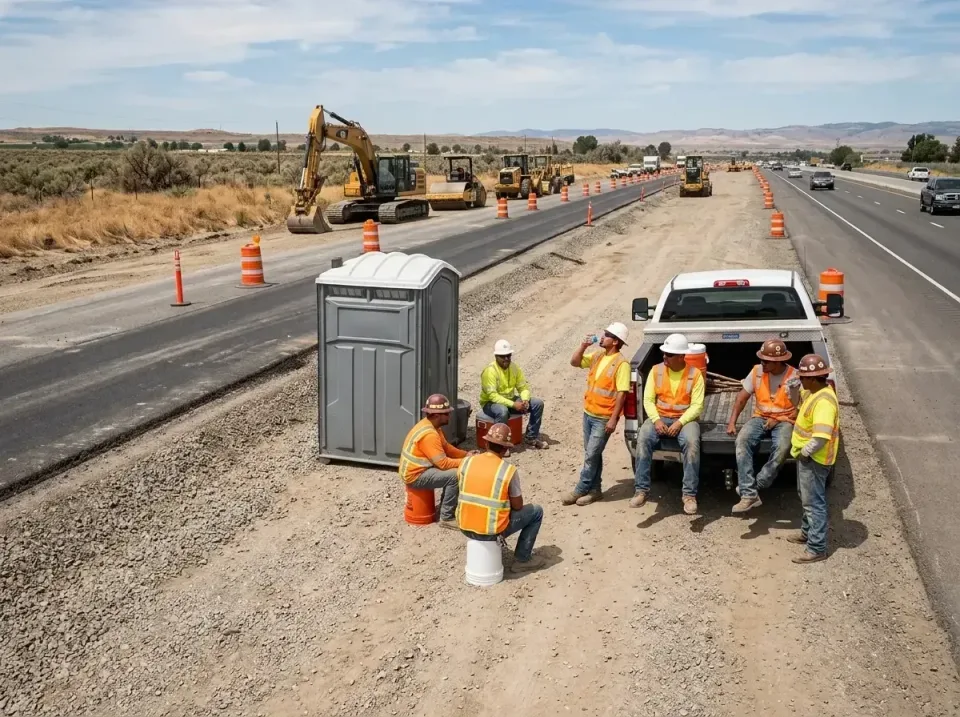 highway-road-construction-crew-007 — frequently asked questions, Porta Potty and Restroom Rentals in Brambleton, VA